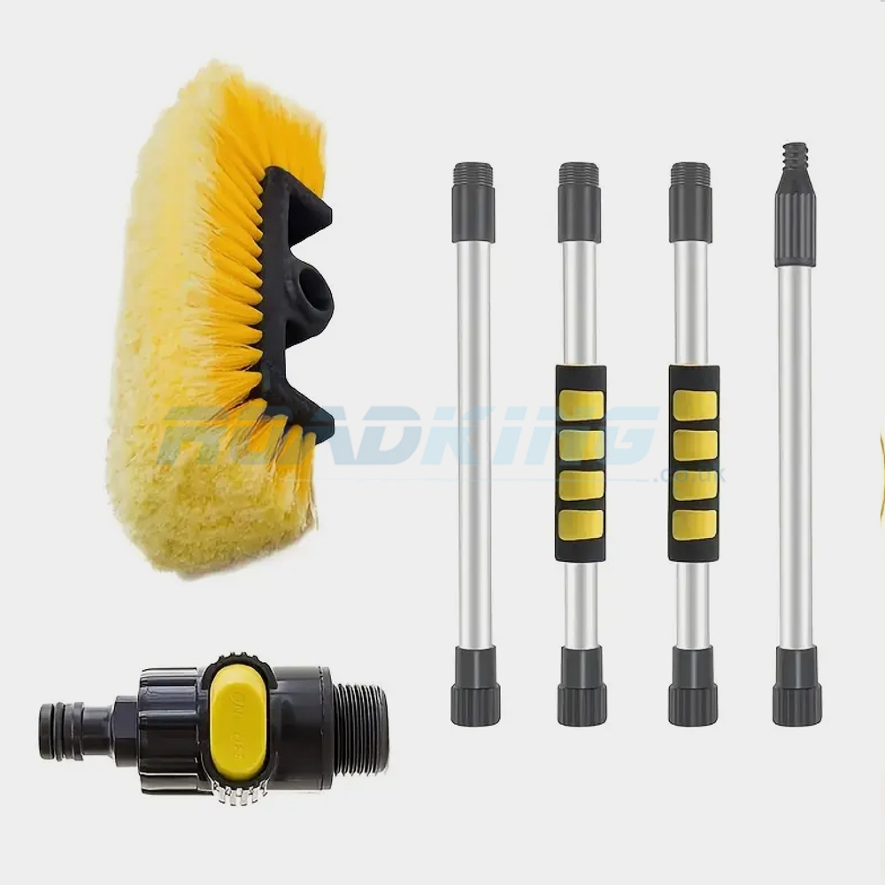 4-Part FlowThru Wash Brush with 5-Sided Head | 1.8m