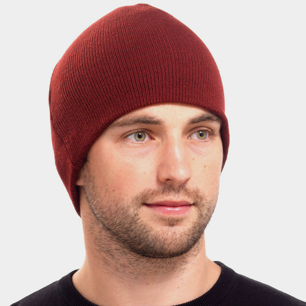 Reversible Beanie Hat | Red & Blue