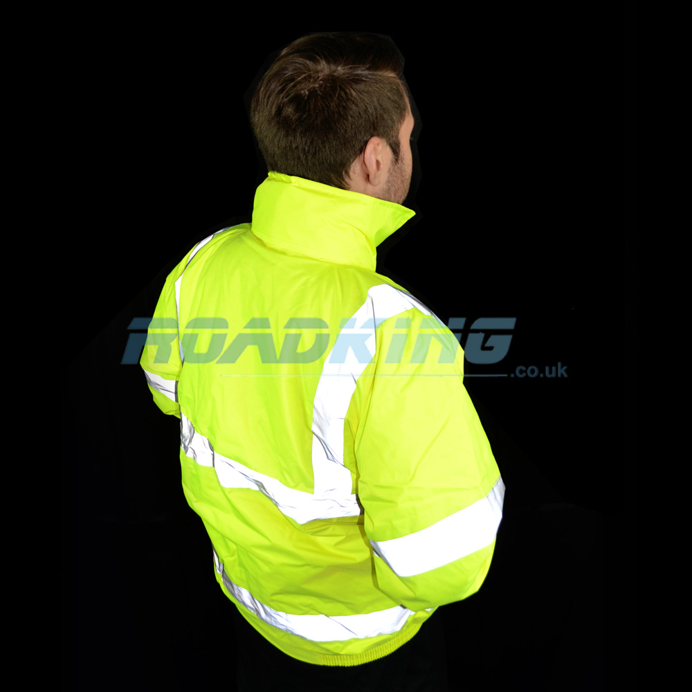 Hi-Vis Bomber Jacket | Yellow