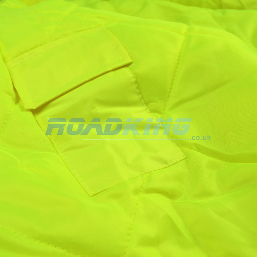 Hi-Vis Long Parka Jacket | Yellow