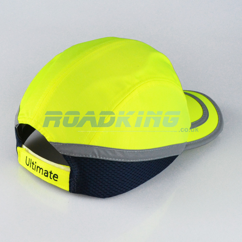 Safety Baseball Cap / Hard Hat - Hi-Vis Bump Cap | Yellow