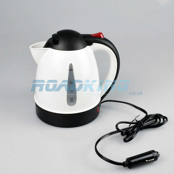 0.8 Litre Kettle with Plug |  White | 12v