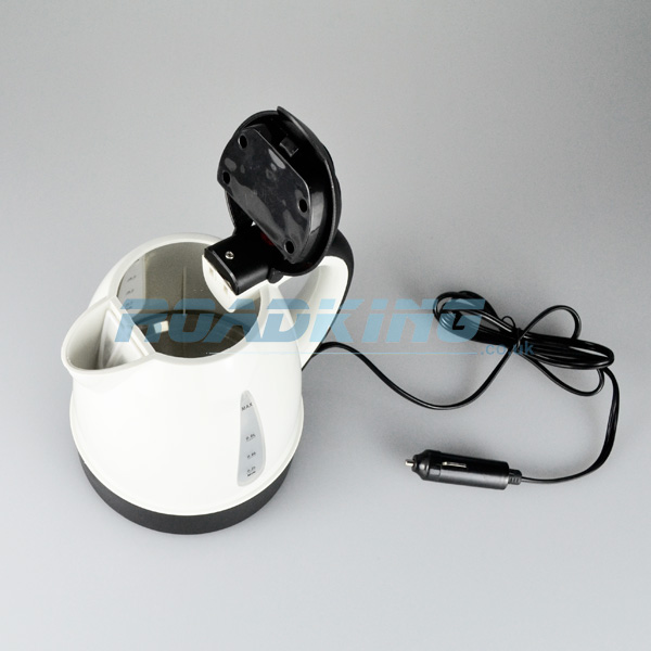 0.8 Litre Kettle with Plug |  White | 12v