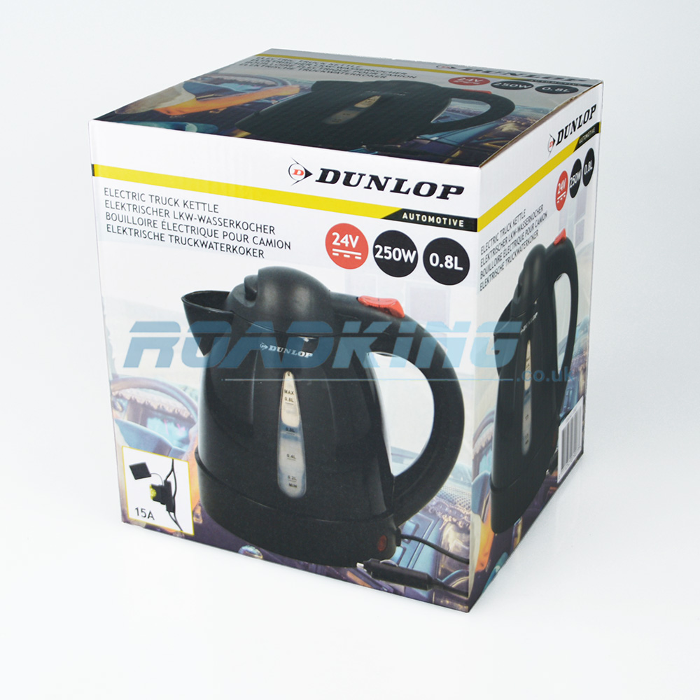 Dunlop Truck Kettle with Plug | 0.8 Ltr | 24v