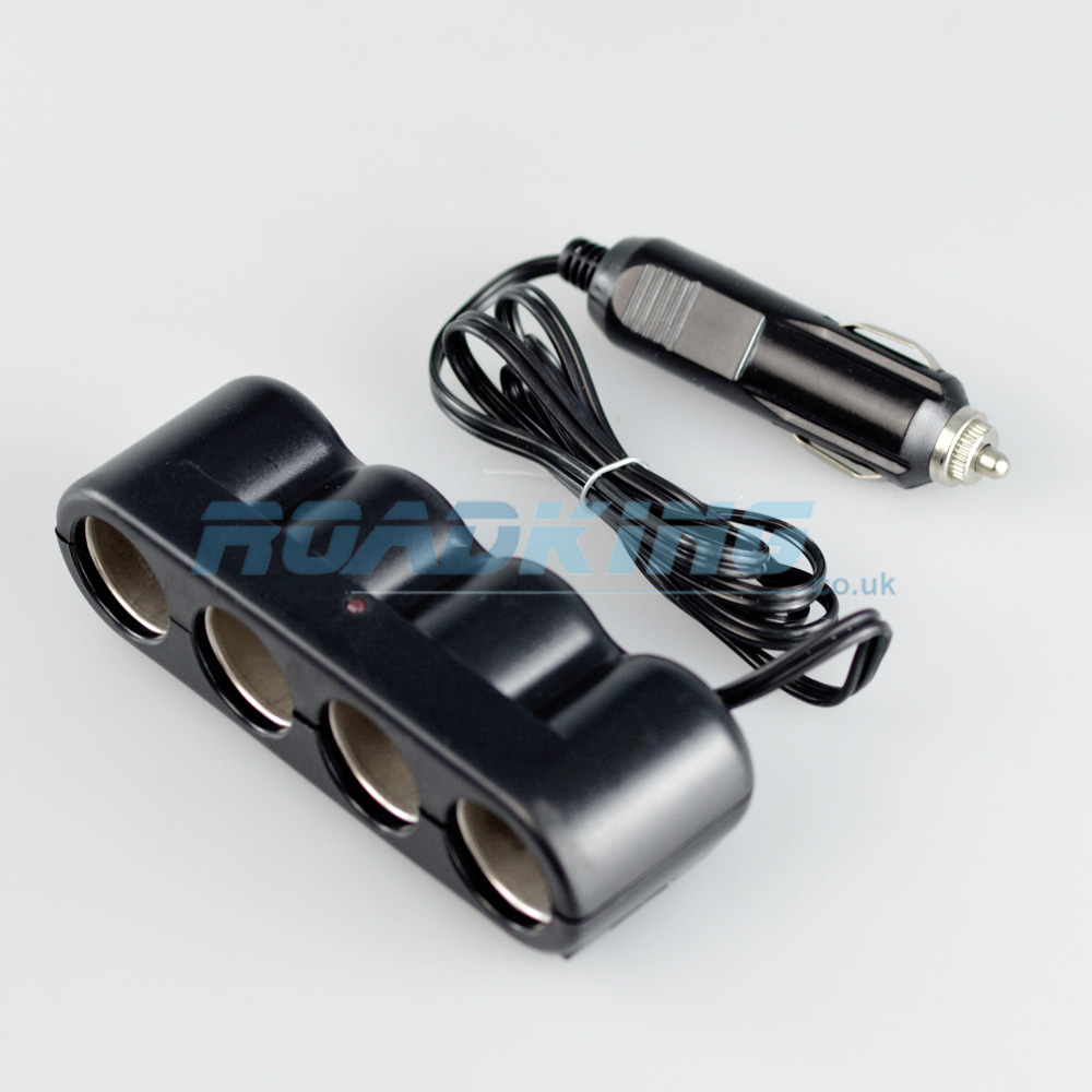 4-Way Cigarette Lighter Adaptor / Splitter / Socket | 12v / 24v