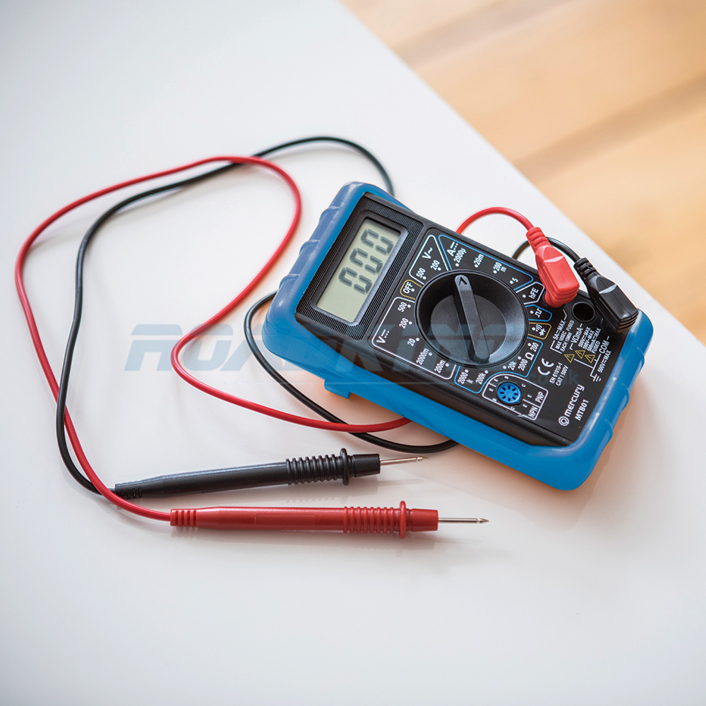 Digital Multitester | Portable Multi Tester with Backlight LCD & Test Leads