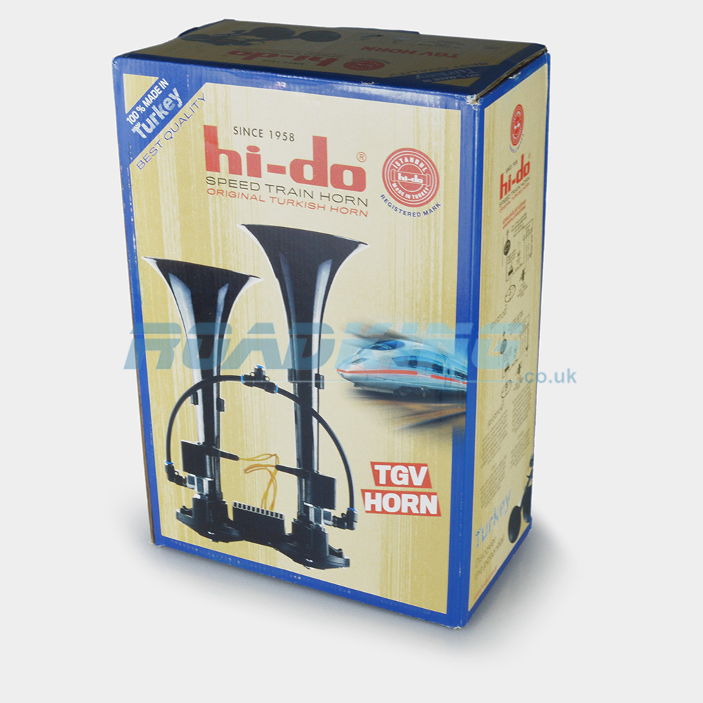 Hi-Do TGV Truck Air Horn | Black | 24v