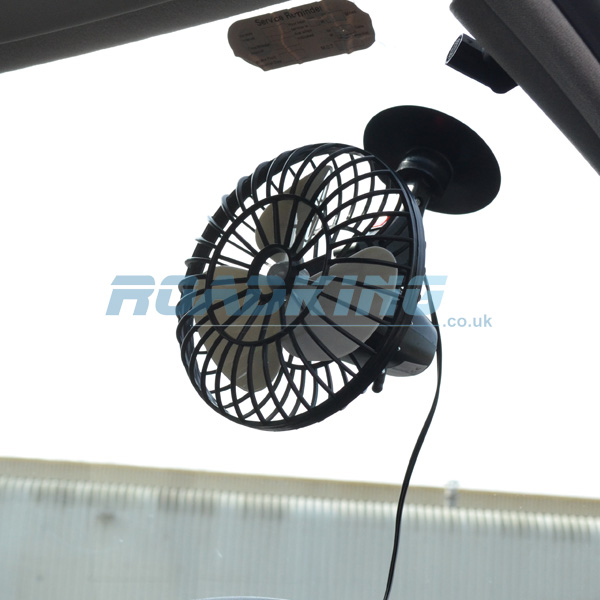 12v Cooling Fan | 5 Inch Fan with Suction Cup