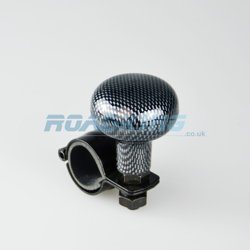 Universal Carbon Fibre Effect Steering Wheel Knob