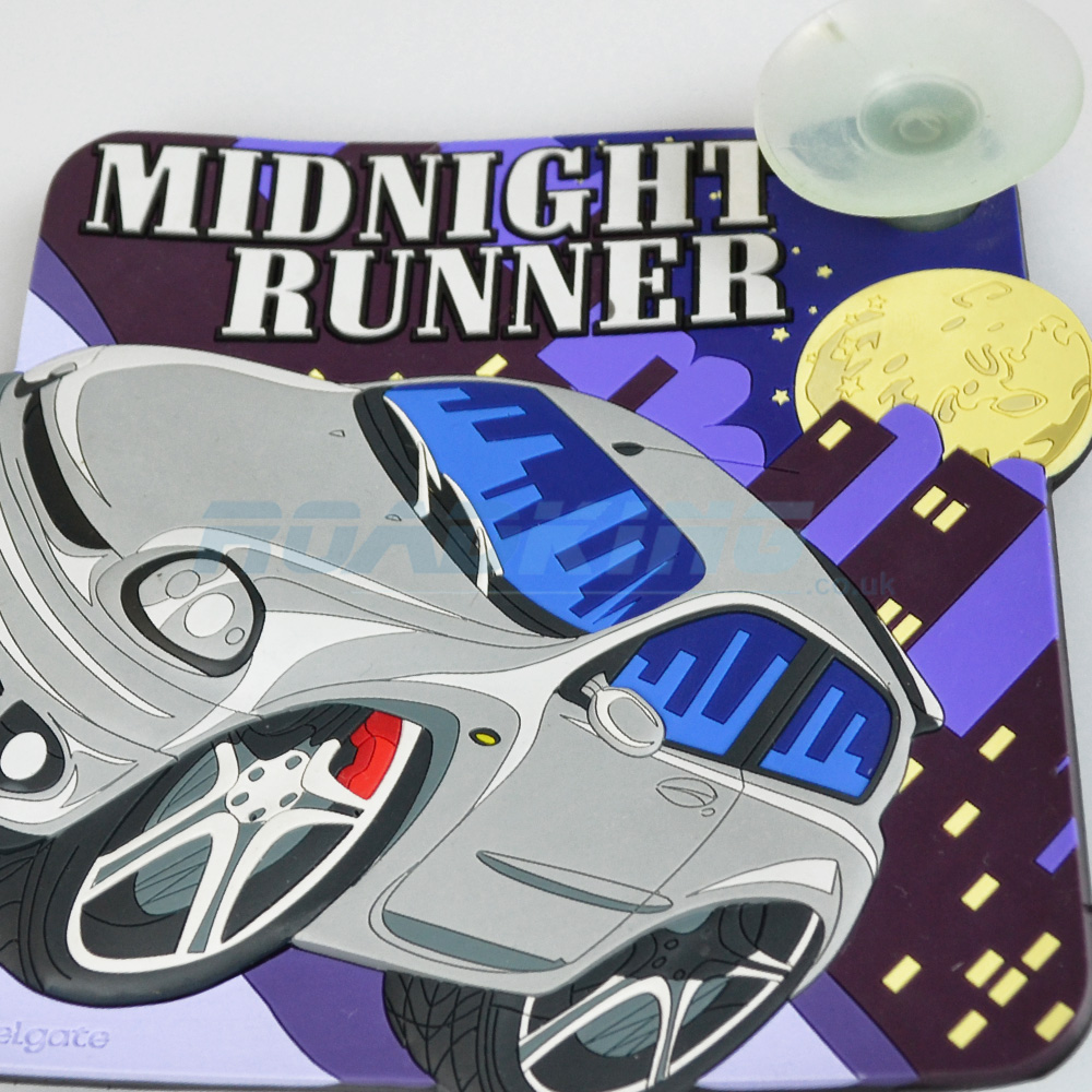 3D Car Window Sucker Sign - Midnight Runner