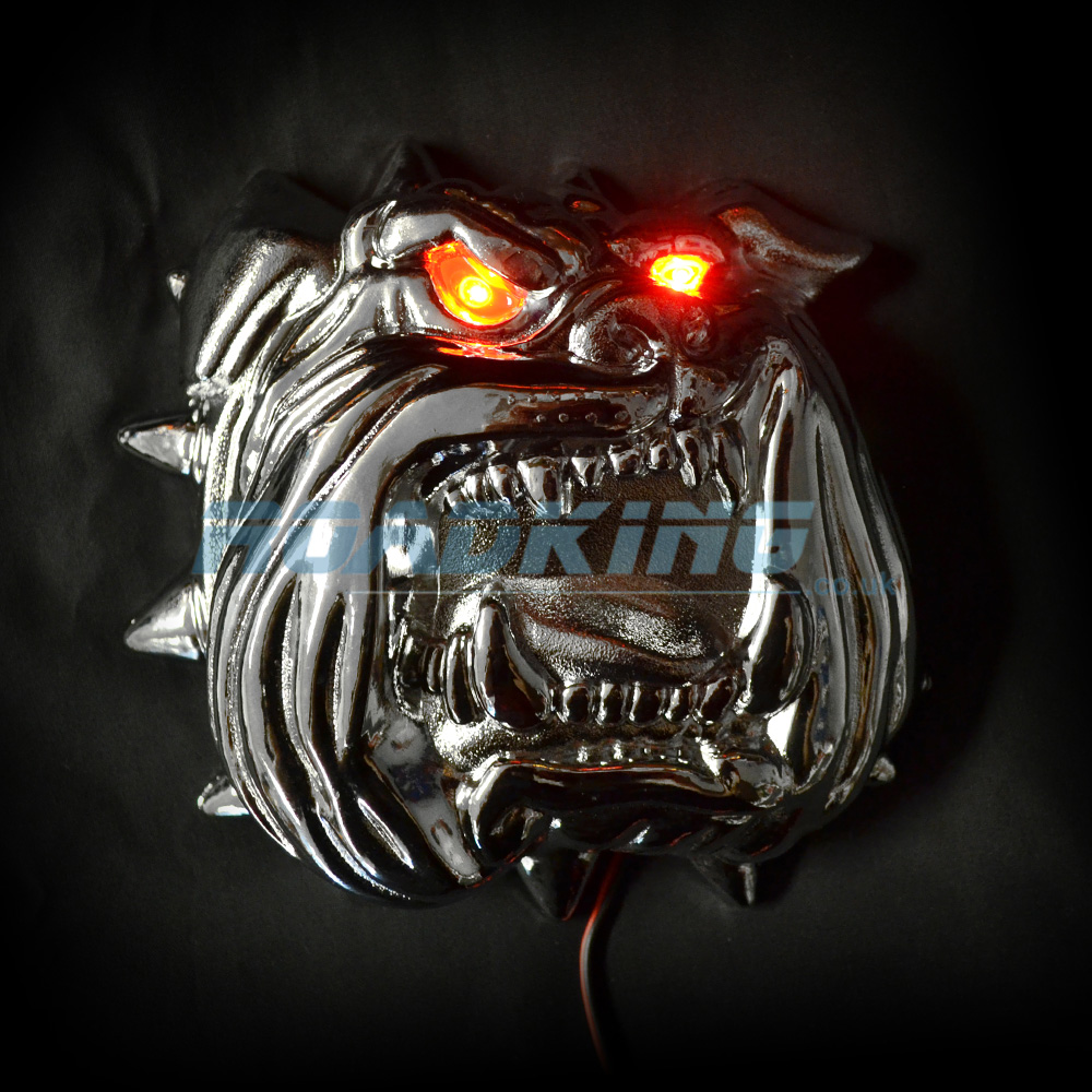 Chrome LED Bulldog Light | 16cm | 12v / 24v