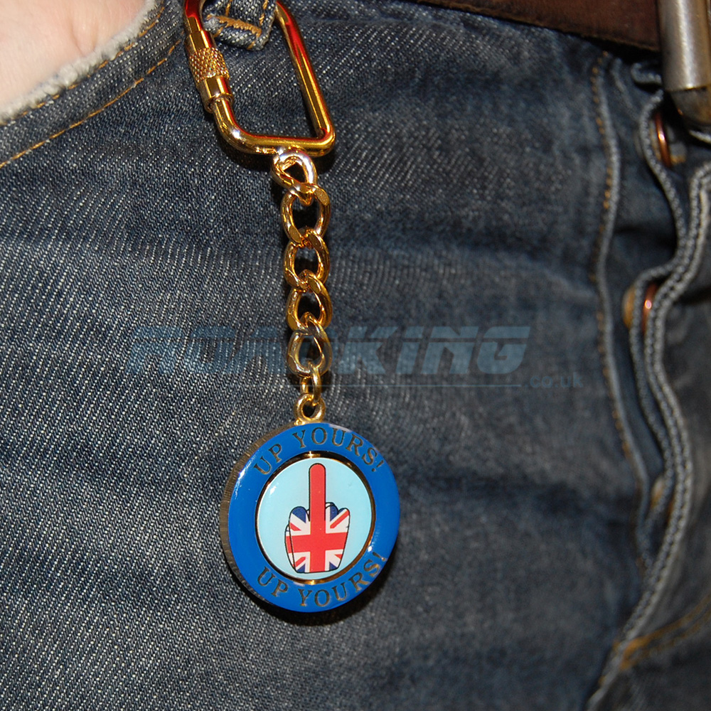 Key Ring | Union Jack British Britain | Up Yours