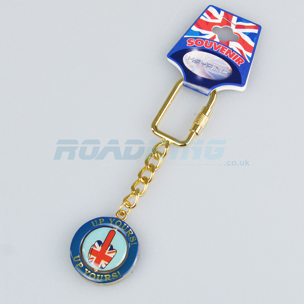 Key Ring | Union Jack British Britain | Up Yours