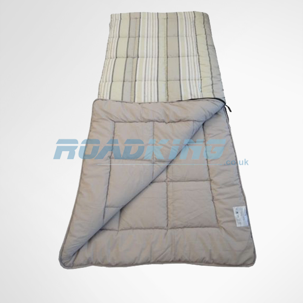 Sleeping Bag 50oz Super King Grey Stripe | ROADKING.co.uk