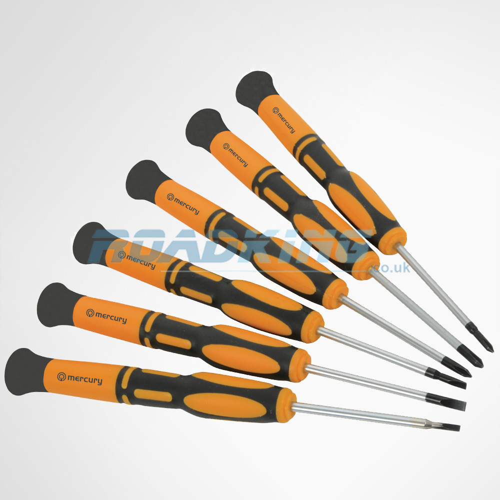 Precision Screwdriver Set with Chrome Vanadium Tips | 6pc