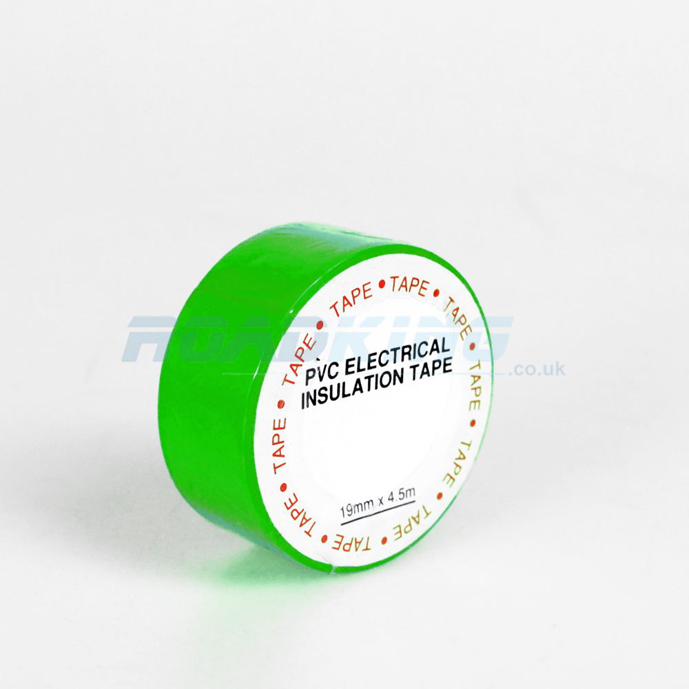 Insulation Tape | PVC Electrical | 19mm x 4.5m | Green