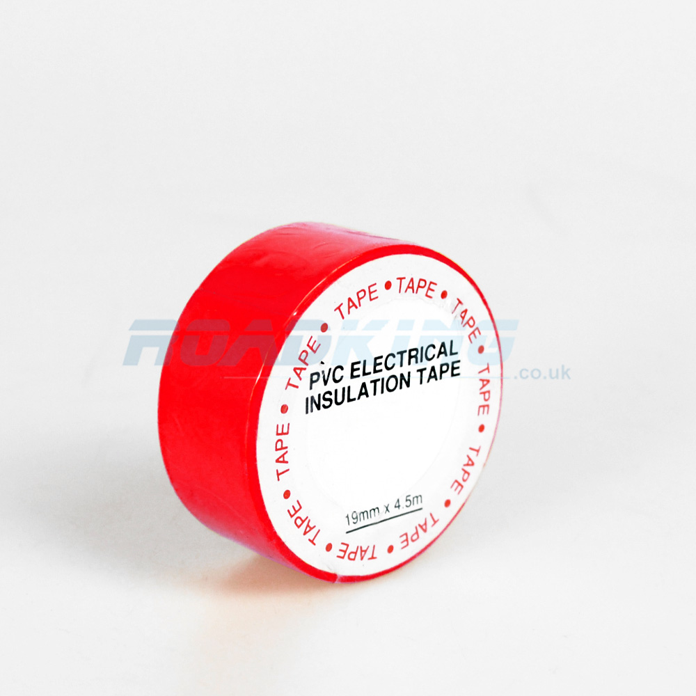 Insulation Tape | PVC Electrical | 19mm x 4.5m | Red