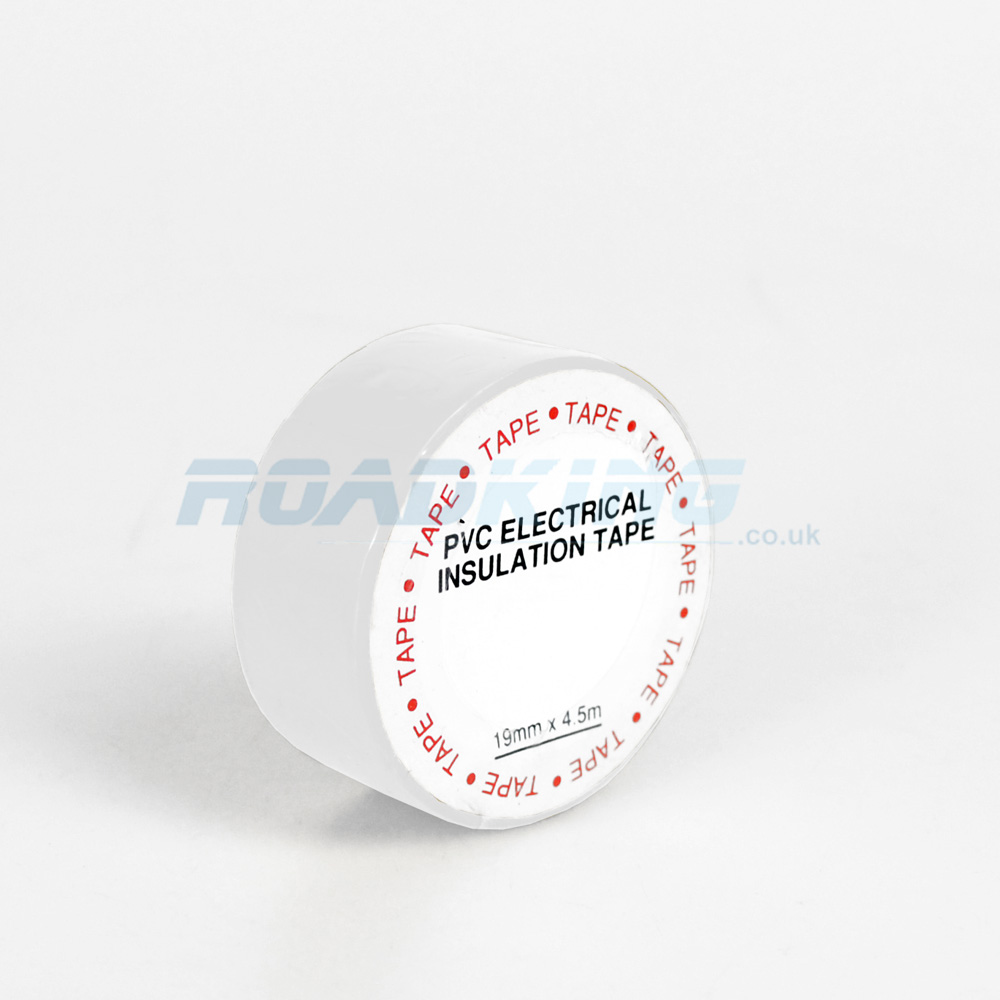 Insulation Tape | PVC Electrical | 19mm x 4.5m | White