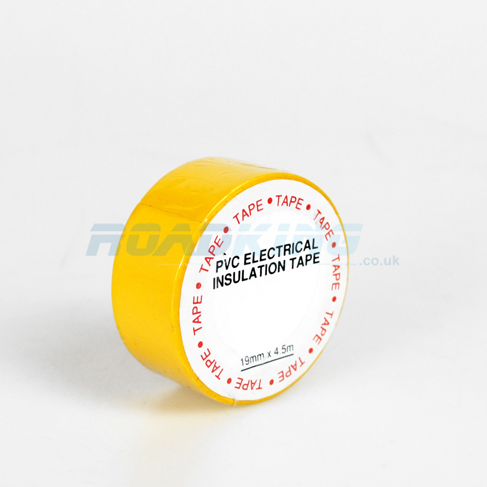 Insulation Tape | PVC Electrical | 19mm x 4.5m | Yellow