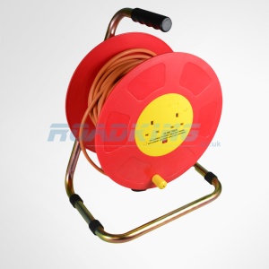 Samson Rugadized | 13 Amp 2 Socket Mains Cable Extension Reel - 25m